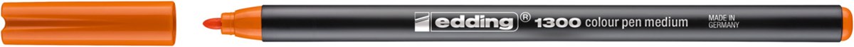 edding 1300 Fasermaler orange, Rundspitze 2 mm (Art.-Nr.: 4-1300006)
