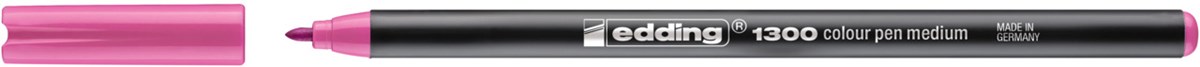 edding 1300 Fasermaler rosa, Rundspitze 2 mm (Art.-Nr.: 4-1300009)