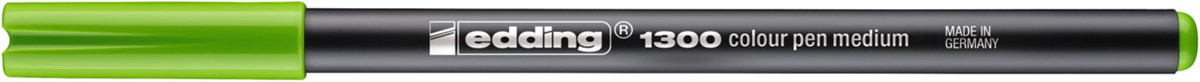 edding 1300 Fasermaler hellgrün, Rundspitze 2 mm (Art.-Nr.: 4-1300011)