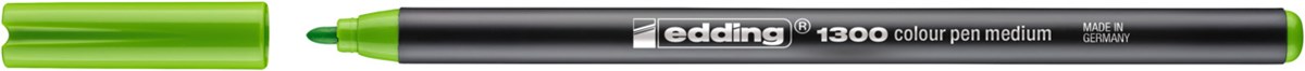 edding 1300 Fasermaler hellgrün, Rundspitze 2 mm (Art.-Nr.: 4-1300011)