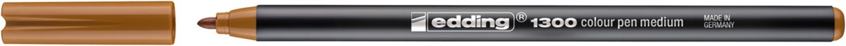 edding 1300 Fasermaler ocker, Rundspitze 2 mm (Art.-Nr.: 4-1300013)