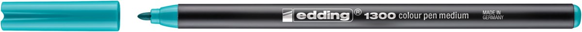 edding 1300 Fasermaler türkis, Rundspitze 2 mm (Art.-Nr.: 4-1300014)