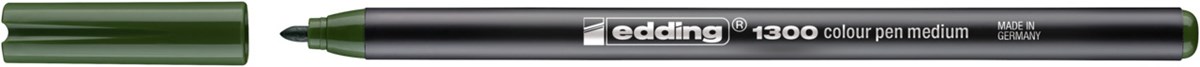edding 1300 Fasermaler olivgrün, Rundspitze 2 mm (Art.-Nr.: 4-1300015)
