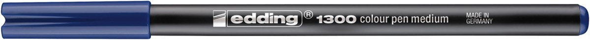 edding 1300 Fasermaler stahlblau, Rundspitze 2 mm (Art.-Nr.: 4-1300017)