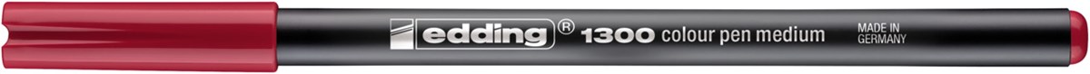 edding 1300 Fasermaler karminrot, Rundspitze 2 mm (Art.-Nr.: 4-1300019)