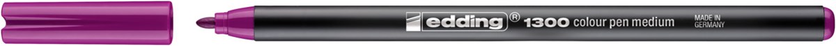 edding 1300 Fasermaler rot-violett, Rundspitze 2 mm (Art.-Nr.: 4-1300020)