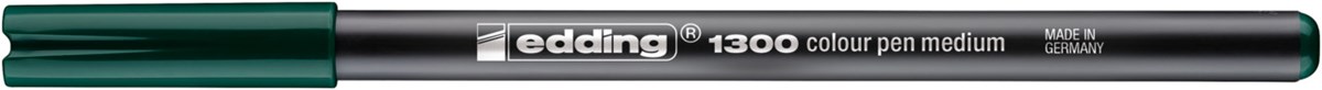 edding 1300 Fasermaler flaschengrün, Rundspitze 2 mm (Art.-Nr.: 4-1300025)