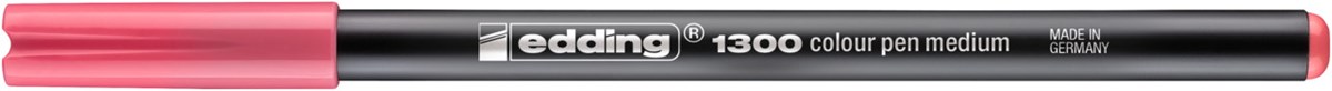edding 1300 Fasermaler Rosarot, Rundspitze 2 mm (Art.-Nr.: 4-1300035)
