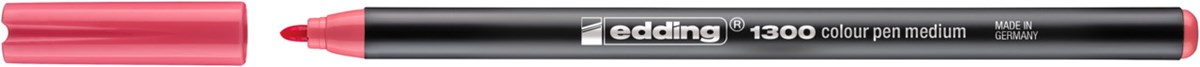 edding 1300 Fasermaler Rosarot, Rundspitze 2 mm (Art.-Nr.: 4-1300035)