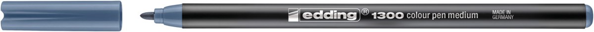 edding 1300 Fasermaler blaugrau, Rundspitze 2 mm (Art.-Nr.: 4-1300041)
