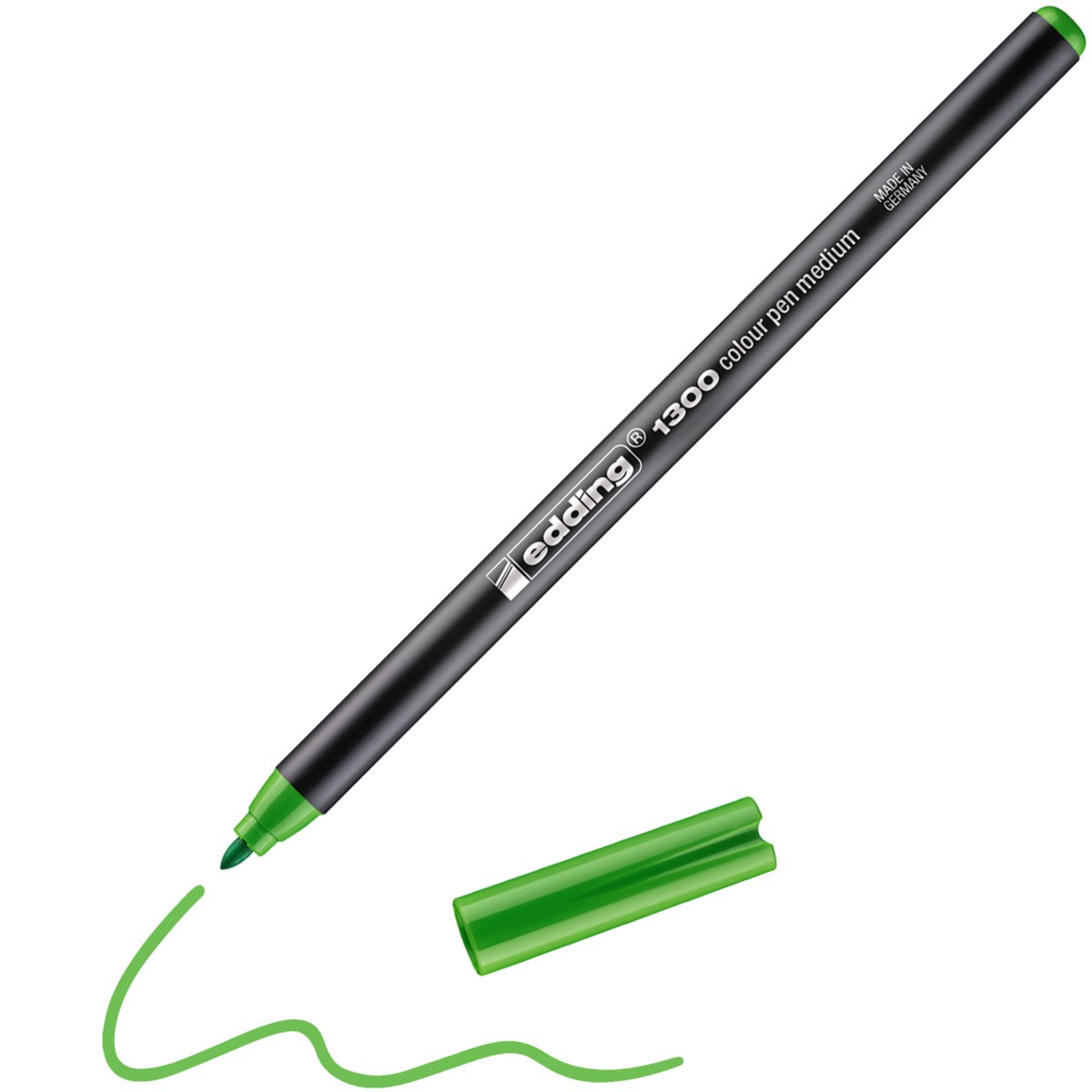 edding 1300 Fasermaler blattgrün, Rundspitze 2 mm (Art.-Nr.: 4-1300048)