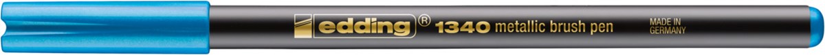 edding 1340 Pinselstift blau metallic, Pinselspitze 1-3 mm (Art.-Nr.: 4-1340073)