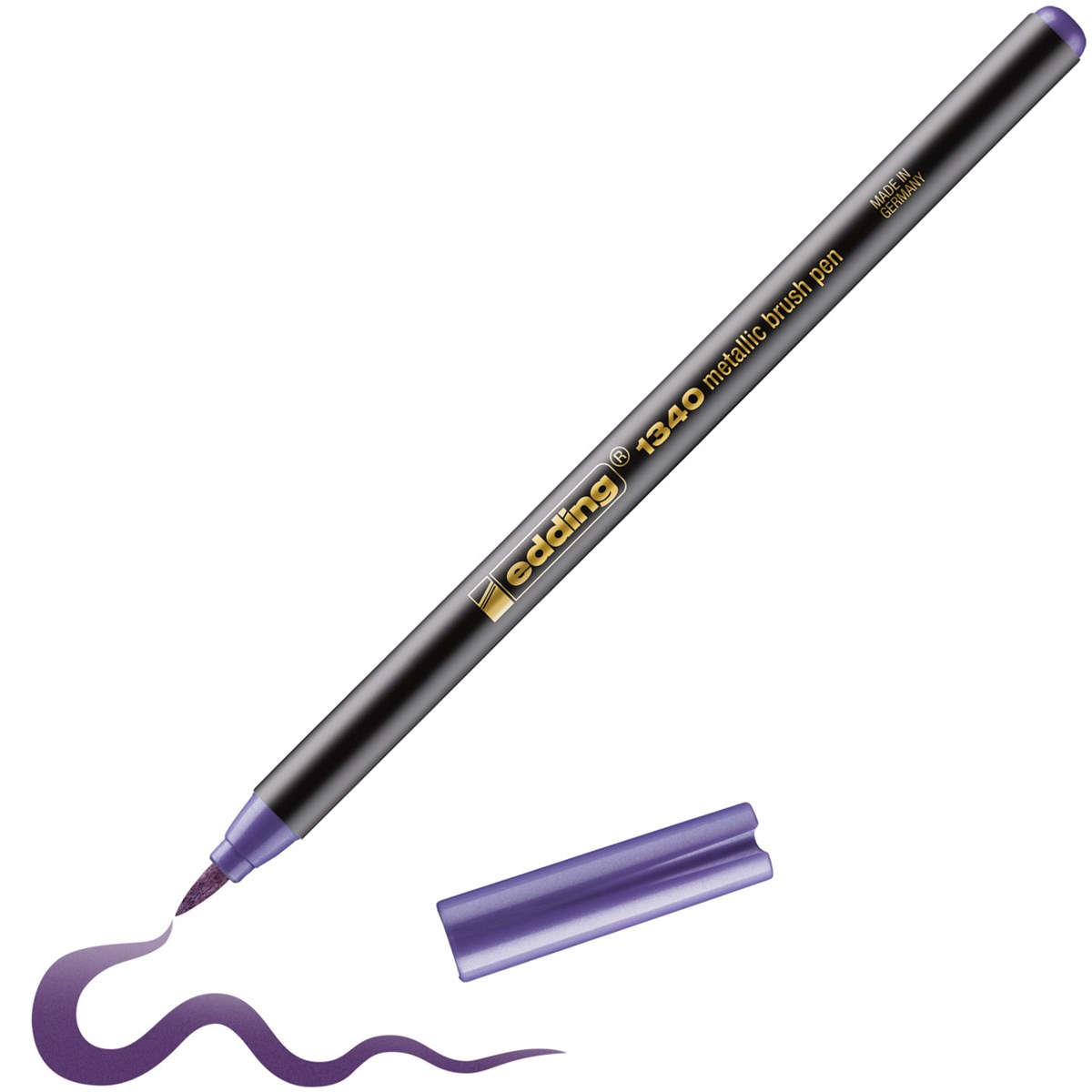 edding 1340 Pinselstift violett metallic, Pinselspitze 1-3 mm (Art.-Nr.: 4-1340078)