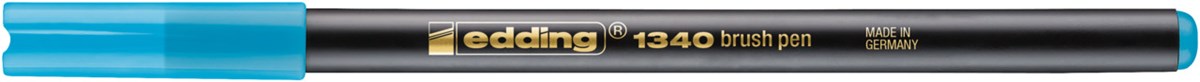 edding 1340 Pinselstift azure-blau, Pinselspitze 1-3 mm (Art.-Nr.: 4-1340085)