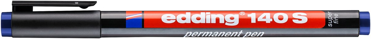 edding 140 S Permanenter Folienschreiber blau, Rundspitze 0,3 mm (Art.-Nr.: 4-140003)