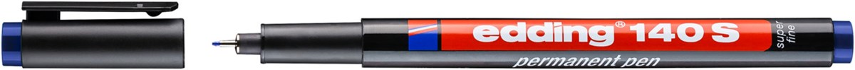 edding 140 S Permanenter Folienschreiber blau, Rundspitze 0,3 mm (Art.-Nr.: 4-140003)
