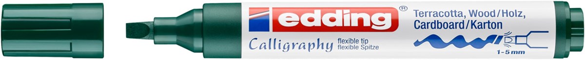 edding 1455 Kalligrafiemarker flaschengrün, Spitze 1-5 mm (Art.-Nr.: 4-1455025)
