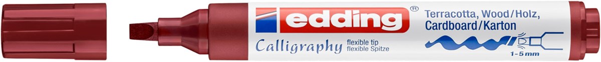 edding 1455 Kalligrafiemarker Karmesin, Spitze 1-5 mm (Art.-Nr.: 4-1455046)