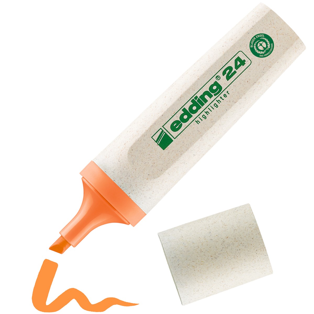 edding 24 EcoLine Textmarker orange, Keilspitze 2-5 mm (Art.-Nr.: 4-24006)