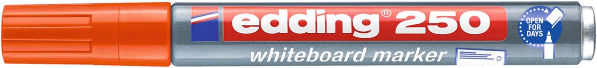 edding 250 Whiteboardmarker orange, Rundspitze 1,5-3 mm (Art.-Nr.: 4-250006)