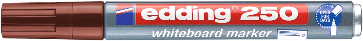 edding 250 Whiteboardmarker braun, Rundspitze 1,5-3 mm (Art.-Nr.: 4-250007)