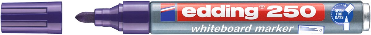 edding 250 Whiteboardmarker violett, Rundspitze 1,5-3 mm (Art.-Nr.: 4-250008)