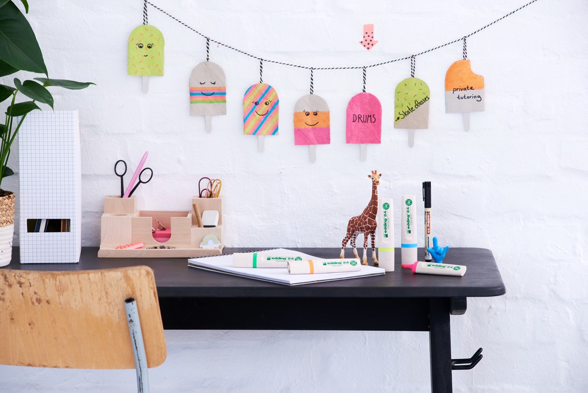 edding 25 EcoLine Permanentmarker schwarz, Rundspitze 1 mm (Art.-Nr.: 4-25001)