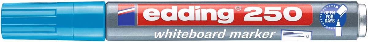 edding 250 Whiteboardmarker hellblau, Rundspitze 1,5-3 mm (Art.-Nr.: 4-250010)