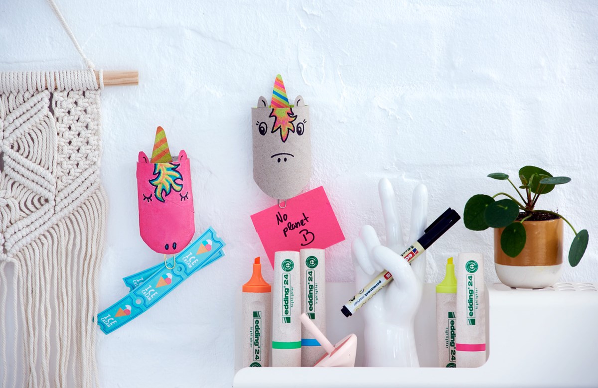 edding 25 EcoLine Permanentmarker blau, Rundspitze 1 mm (Art.-Nr.: 4-25003)