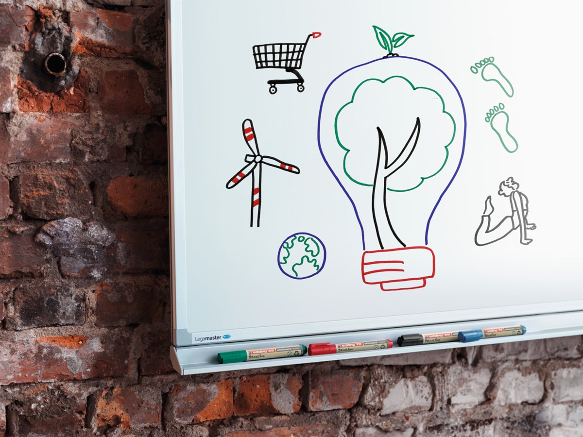 edding 28 EcoLine Whiteboardmarker blau, Rundspitze 1,5-3 mm (Art.-Nr.: 4-28003)