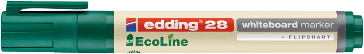 edding 28 EcoLine Whiteboardmarker Grün, Rundspitze 1,5-3 mm (Art.-Nr.: 4-28004)