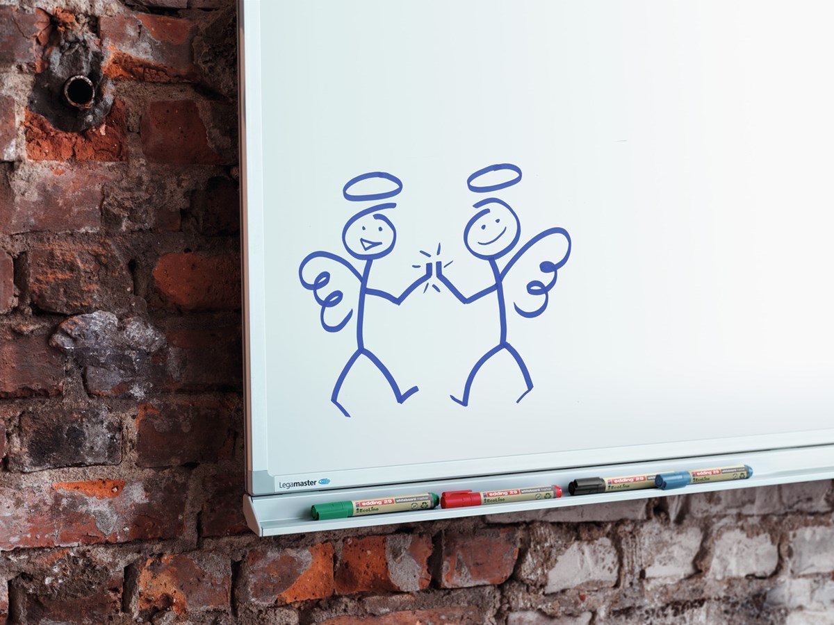 edding 29 EcoLine Whiteboardmarker schwarz, Keilspitze 1-5 mm (Art.-Nr.: 4-29001)