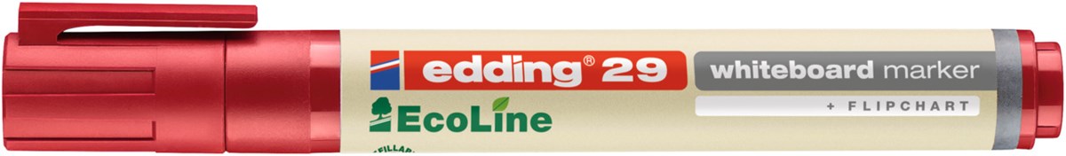 edding 29 EcoLine Whiteboardmarker rot, Keilspitze 1-5 mm (Art.-Nr.: 4-29002)