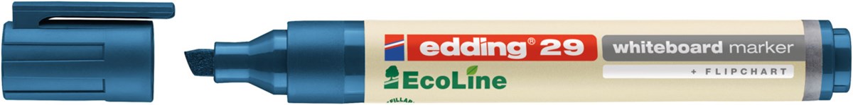 edding 29 EcoLine Whiteboardmarker blau, Keilspitze 1-5 mm (Art.-Nr.: 4-29003)