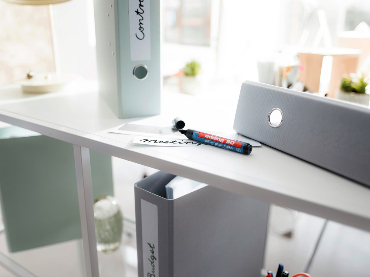 edding 30 Brilliant-Papiermarker 4er Set sortiert, Rundspitze 1,5-3 mm (Art.-Nr.: 4-30-4-1999)