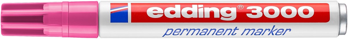 edding 3000 Permanentmarker rosa, Rundspitze 1,5-3 mm (Art.-Nr.: 4-3000009)