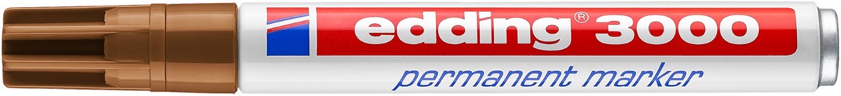 edding 3000 Permanentmarker ocker, Rundspitze 1,5-3 mm (Art.-Nr.: 4-3000013)
