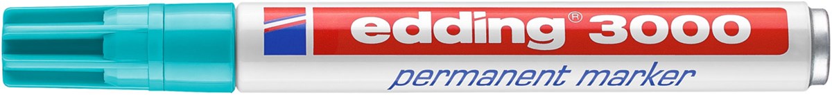 edding 3000 Permanentmarker türkis, Rundspitze 1,5-3 mm (Art.-Nr.: 4-3000014)