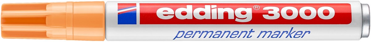 edding 3000 Permanentmarker hellorange, Rundspitze 1,5-3 mm (Art.-Nr.: 4-3000016)
