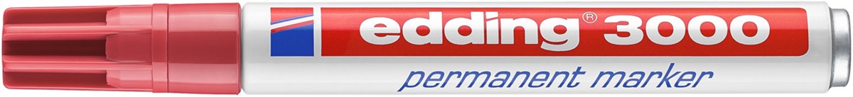 edding 3000 Permanentmarker karminrot, Rundspitze 1,5-3 mm (Art.-Nr.: 4-3000019)