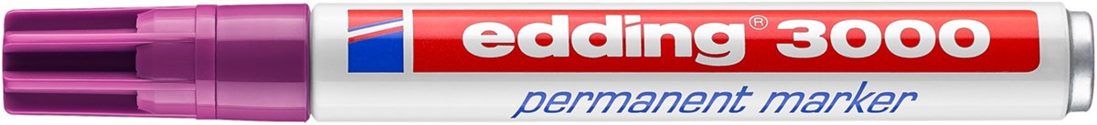 edding 3000 Permanentmarker rot-violett, Rundspitze 1,5-3 mm (Art.-Nr.: 4-3000020)