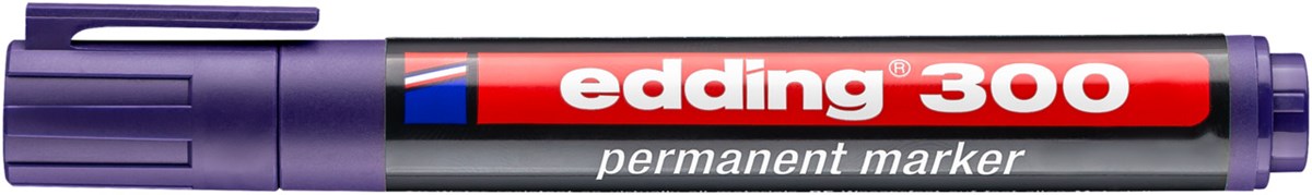 edding 300 Permanentmarker violett, Rundspitze 1,5-3 mm (Art.-Nr.: 4-300008)