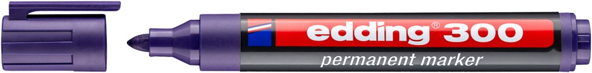 edding 300 Permanentmarker violett, Rundspitze 1,5-3 mm (Art.-Nr.: 4-300008)