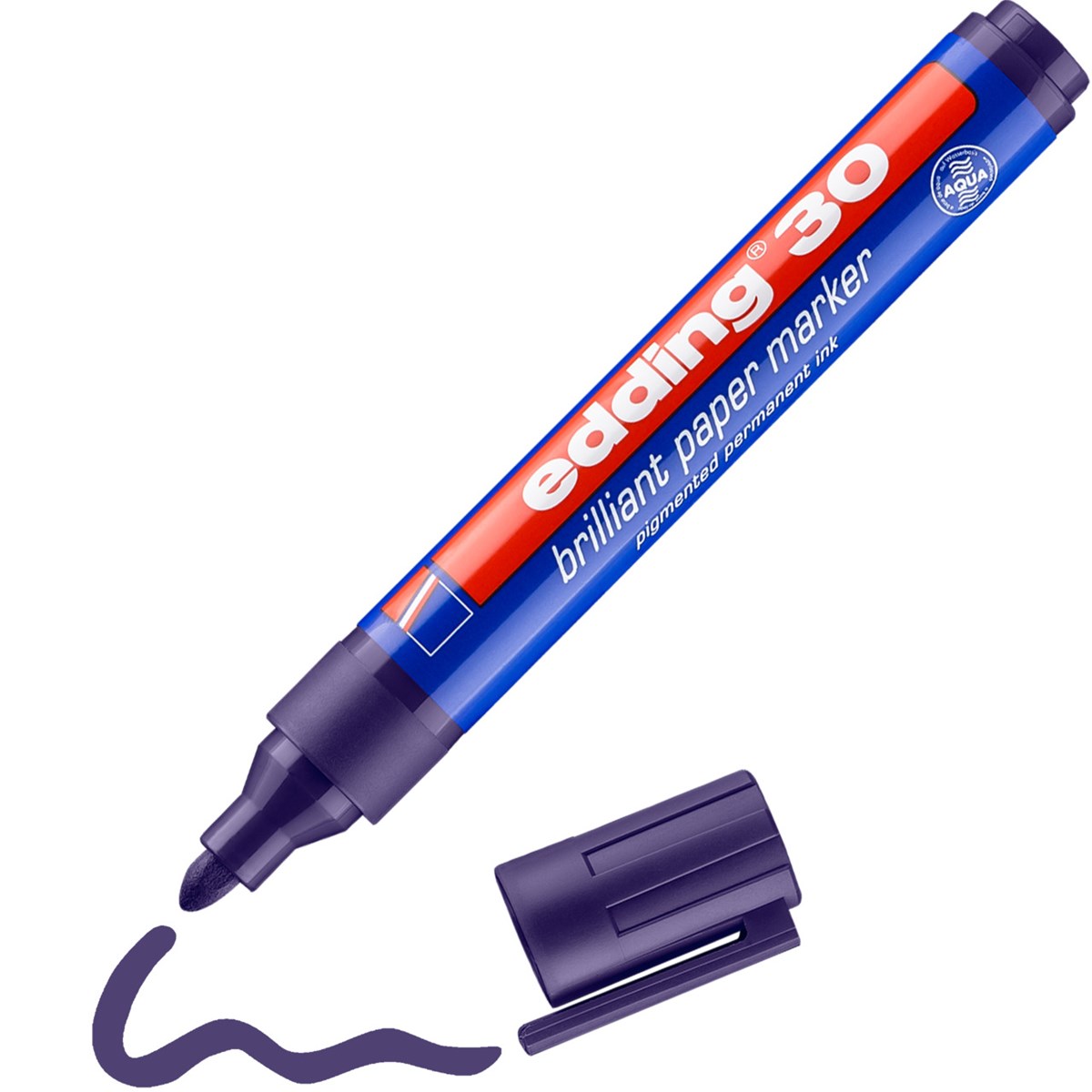 edding 30 Brilliant-Papiermarker violett, Rundspitze 1,5-3 mm (Art.-Nr.: 4-30008)