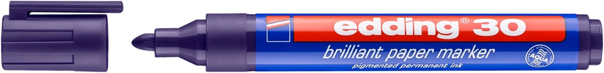 edding 30 Brilliant-Papiermarker violett, Rundspitze 1,5-3 mm (Art.-Nr.: 4-30008)