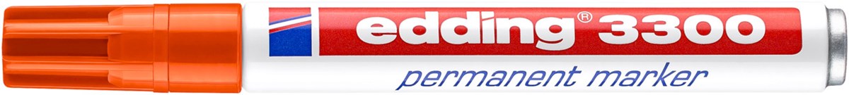 edding 3300 Permanentmarker orange, Keilspitze 1-5 mm (Art.-Nr.: 4-3300006)