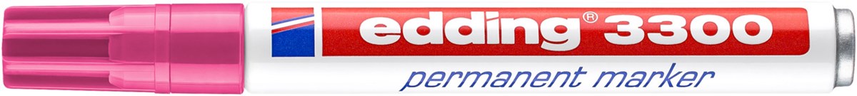 edding 3300 Permanentmarker rosa, Keilspitze 1-5 mm (Art.-Nr.: 4-3300009)