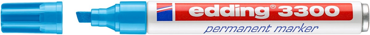 edding 3300 Permanentmarker hellblau, Keilspitze 1-5 mm (Art.-Nr.: 4-3300010)