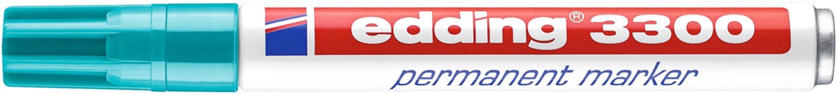 edding 3300 Permanentmarker türkis, Keilspitze 1-5 mm (Art.-Nr.: 4-3300014)