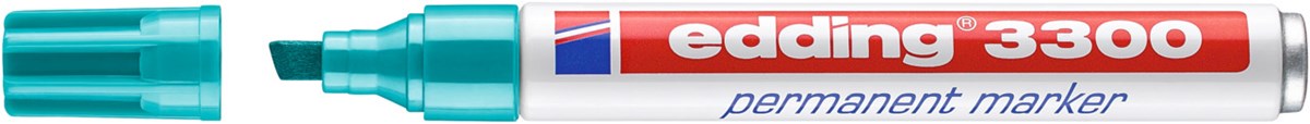 edding 3300 Permanentmarker türkis, Keilspitze 1-5 mm (Art.-Nr.: 4-3300014)